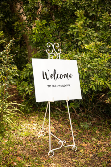 <b>Welcome To Our Wedding Sign &amp; Easel</b>